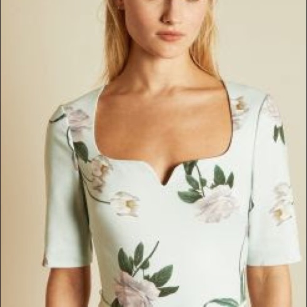 Ted Baker MAGIEYY Elderflower fitted dress